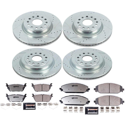 PowerStop Front & Rear Z36 Truck & Tow Brake Kit | Ram 1500 (19) (K8182-36)