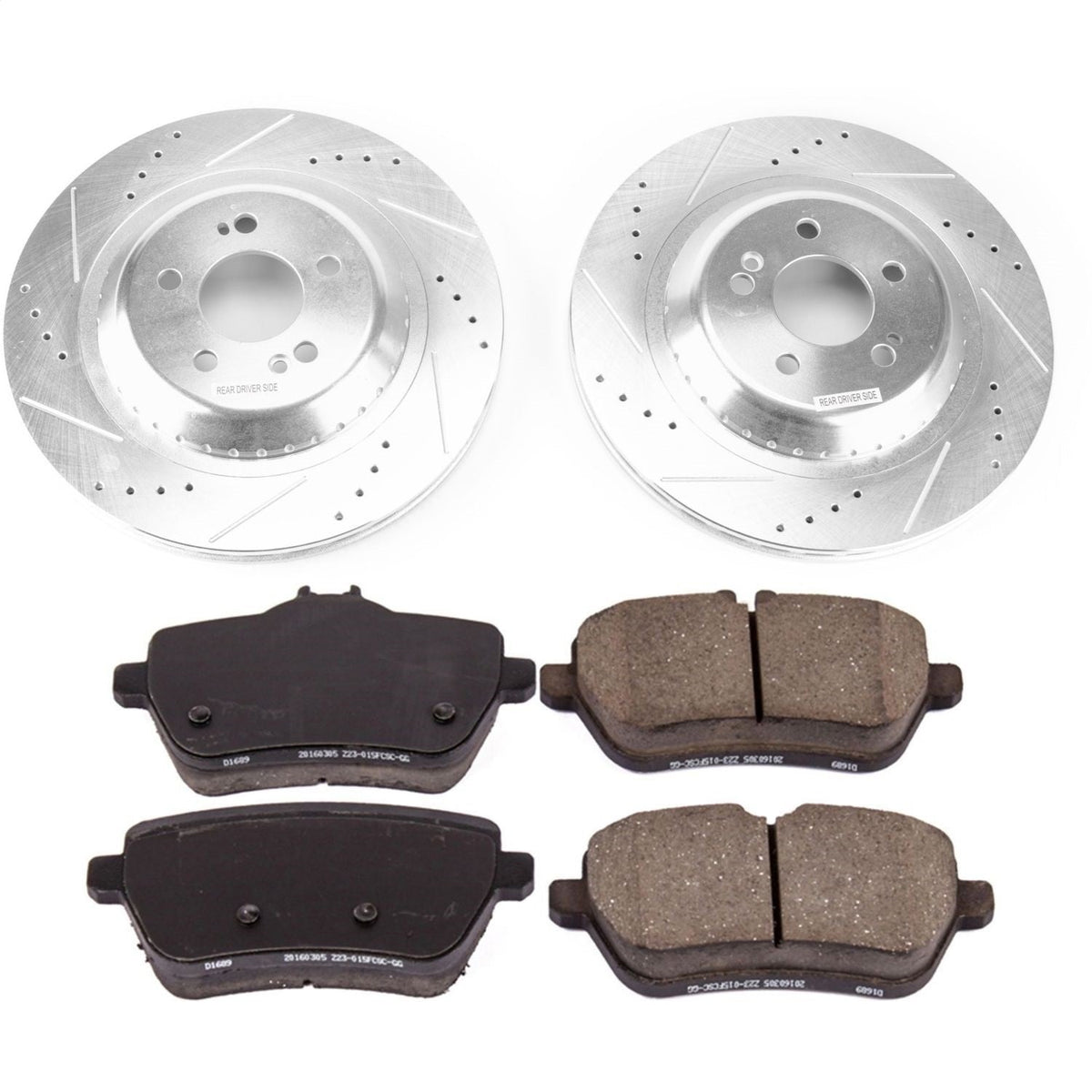 PowerStop Rear Z23 Evolution Sport Brake Kit | Mercedes-Benz S450 2018 (K8194)