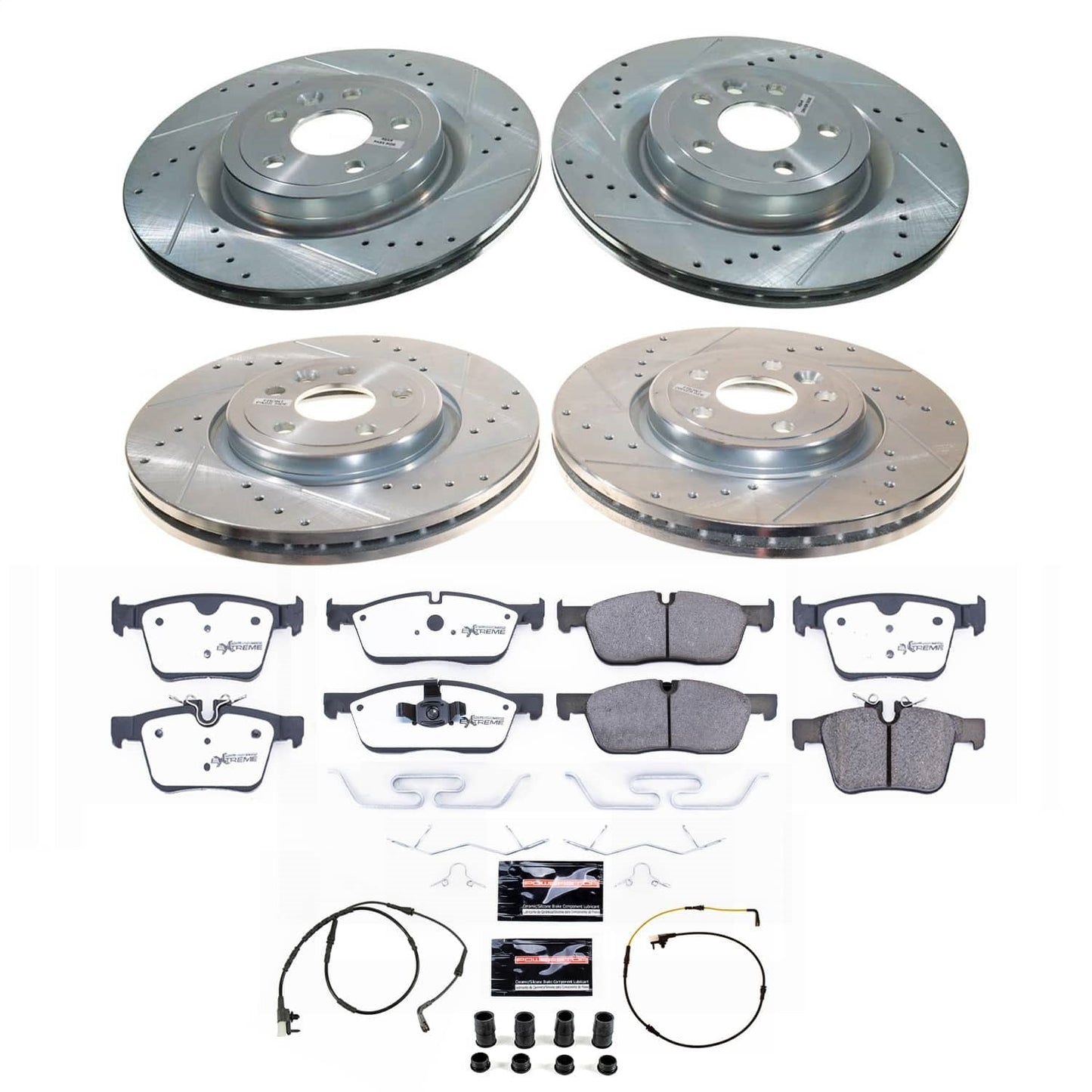 PowerStop Front and Rear Z36 Truck & Tow Brake Kit | Land Rover Range Rover Velar (18-20) (K8203-36)