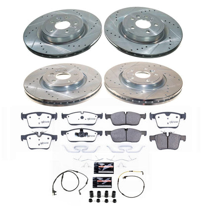 PowerStop Front and Rear Z36 Truck & Tow Brake Kit | Land Rover Range Rover Velar (18-20) (K8203-36)