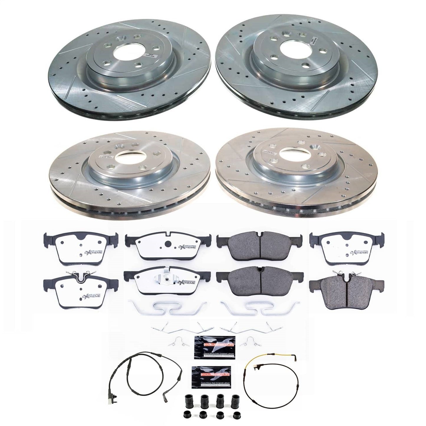 PowerStop Front and Rear Z36 Truck & Tow Brake Kit | Jaguar F-Pace (17-20) (K8204-36)