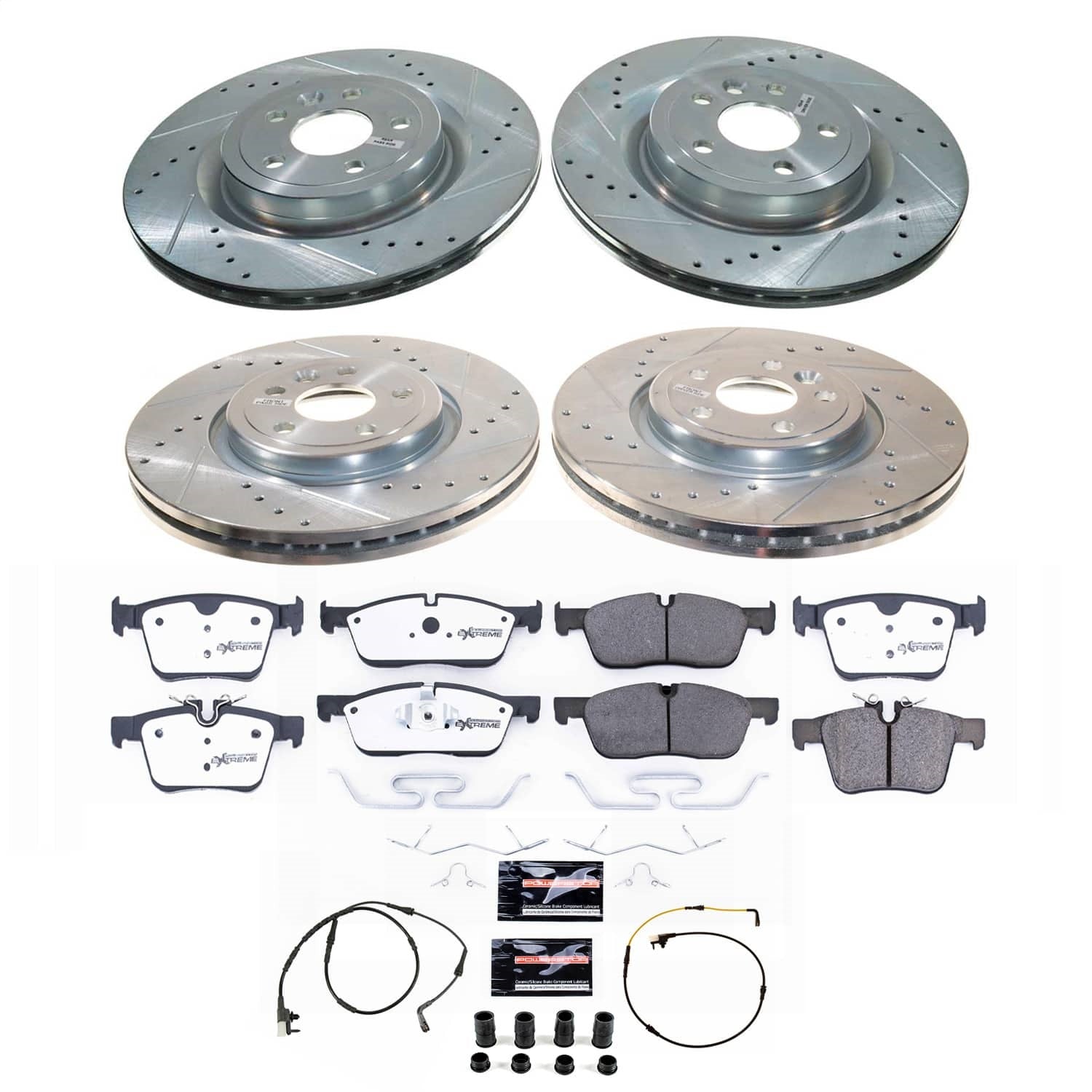 PowerStop Front and Rear Z36 Truck & Tow Brake Kit | Jaguar F-Pace (17-20) (K8204-36)