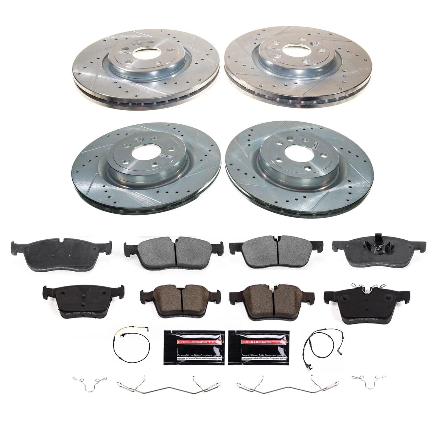 PowerStop Front and Rear Z23 Evolution Brake Kit | Jaguar F-Pace (17-20) (K8204)