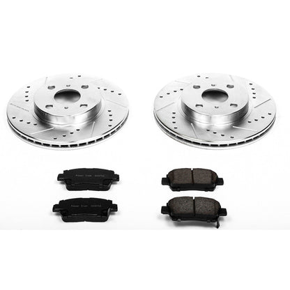 PowerStop Evolution Sport Front Brake Kit | Toyota Echo (01-05) (K821)