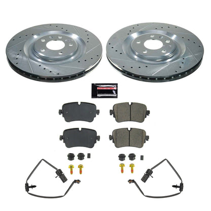 PowerStop Rear Z23 Evolution Brake Kit | Audi Q8 (19-20) (K8221)