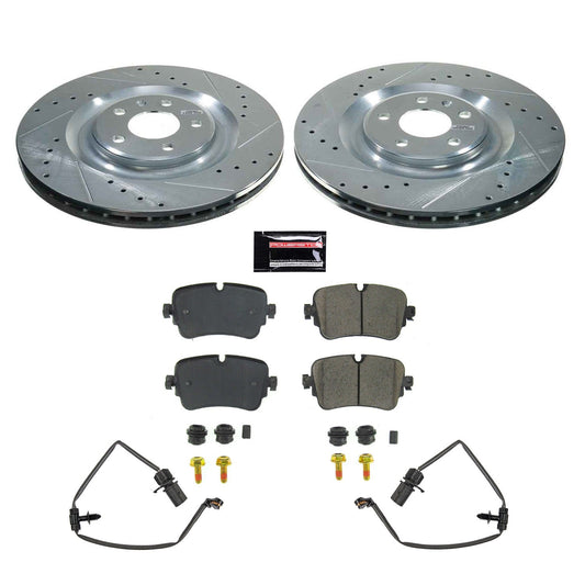 PowerStop Rear Z23 Evolution Brake Kit | Audi Q8 (19-20) (K8221)