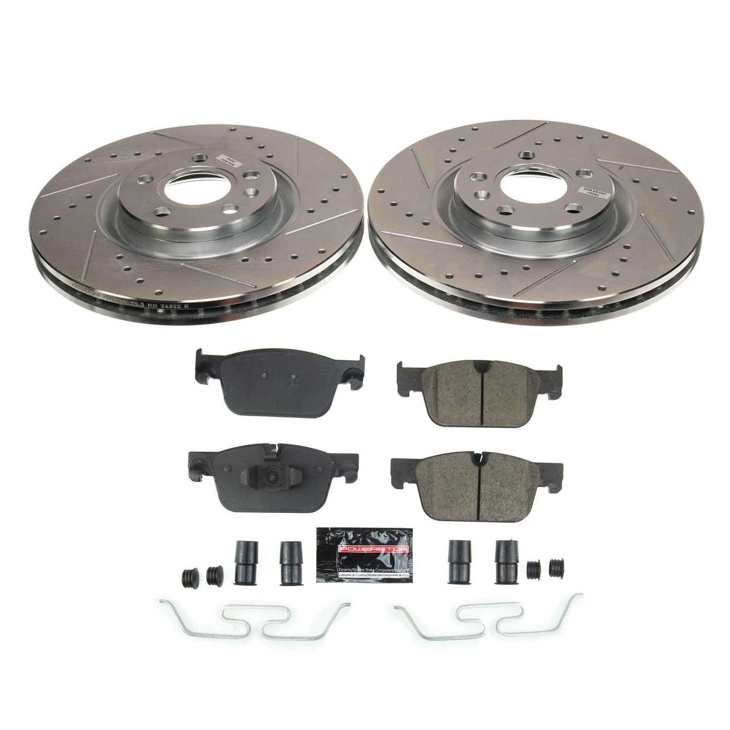 PowerStop Front Z23 Evolution Brake Kit | Volvo XC60 (18-22) (K8227)