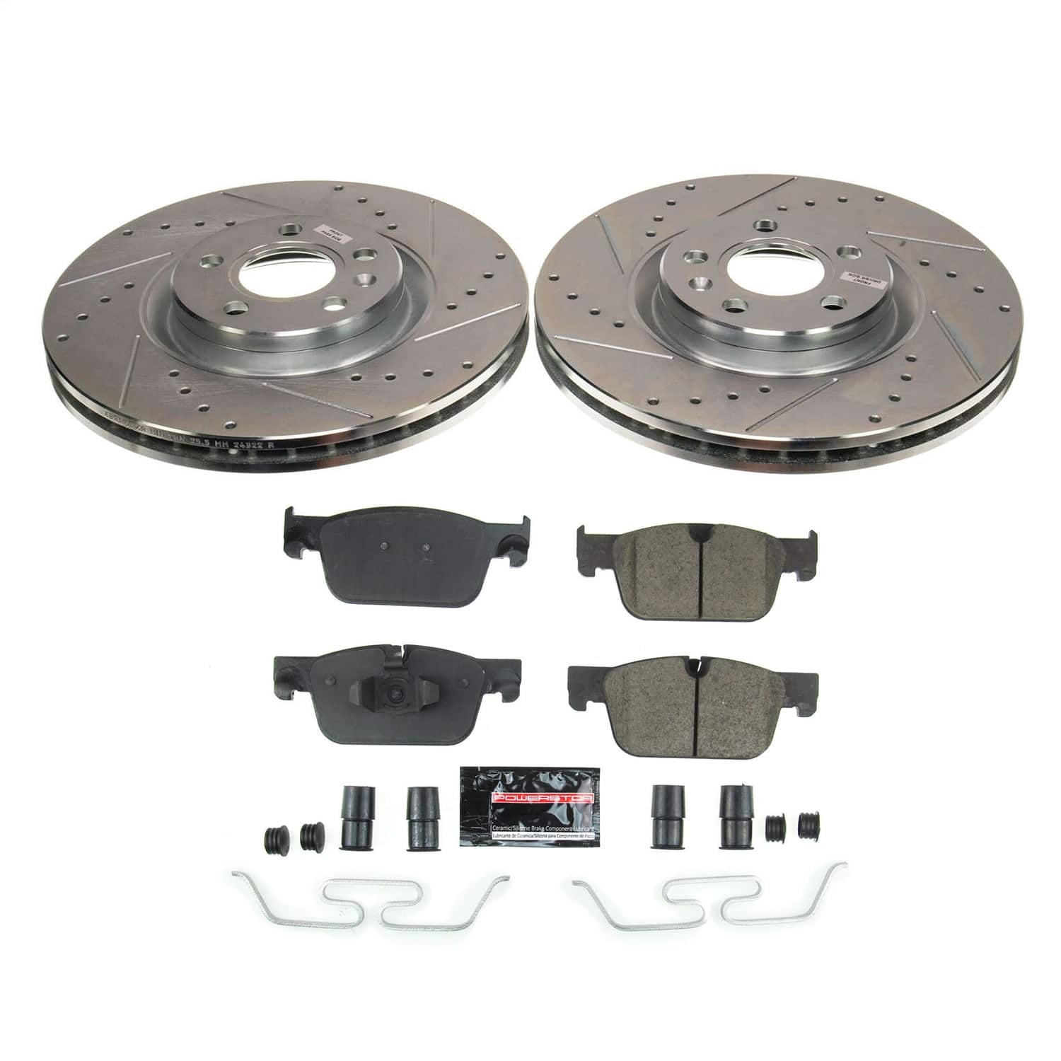 PowerStop Front Z23 Evolution Brake Kit | Volvo XC60 (18-22) (K8227)