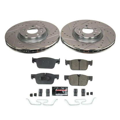 PowerStop Front Z23 Evolution Brake Kit | Volvo XC60 (18-22) (K8227)