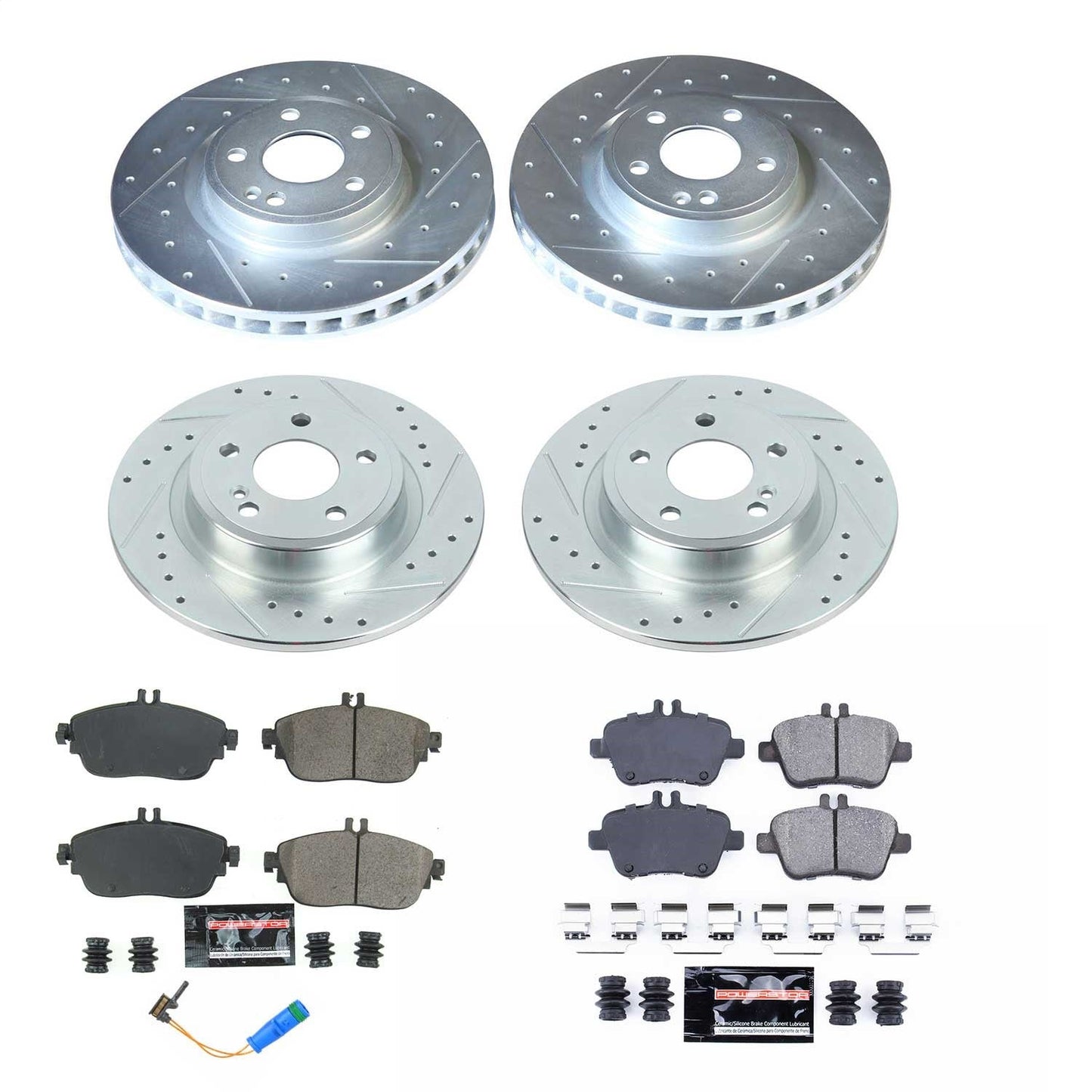 PowerStop Front & Rear Z23 Evolution Sport Brake Kit | Infiniti QX30 (17-19) (K8262)