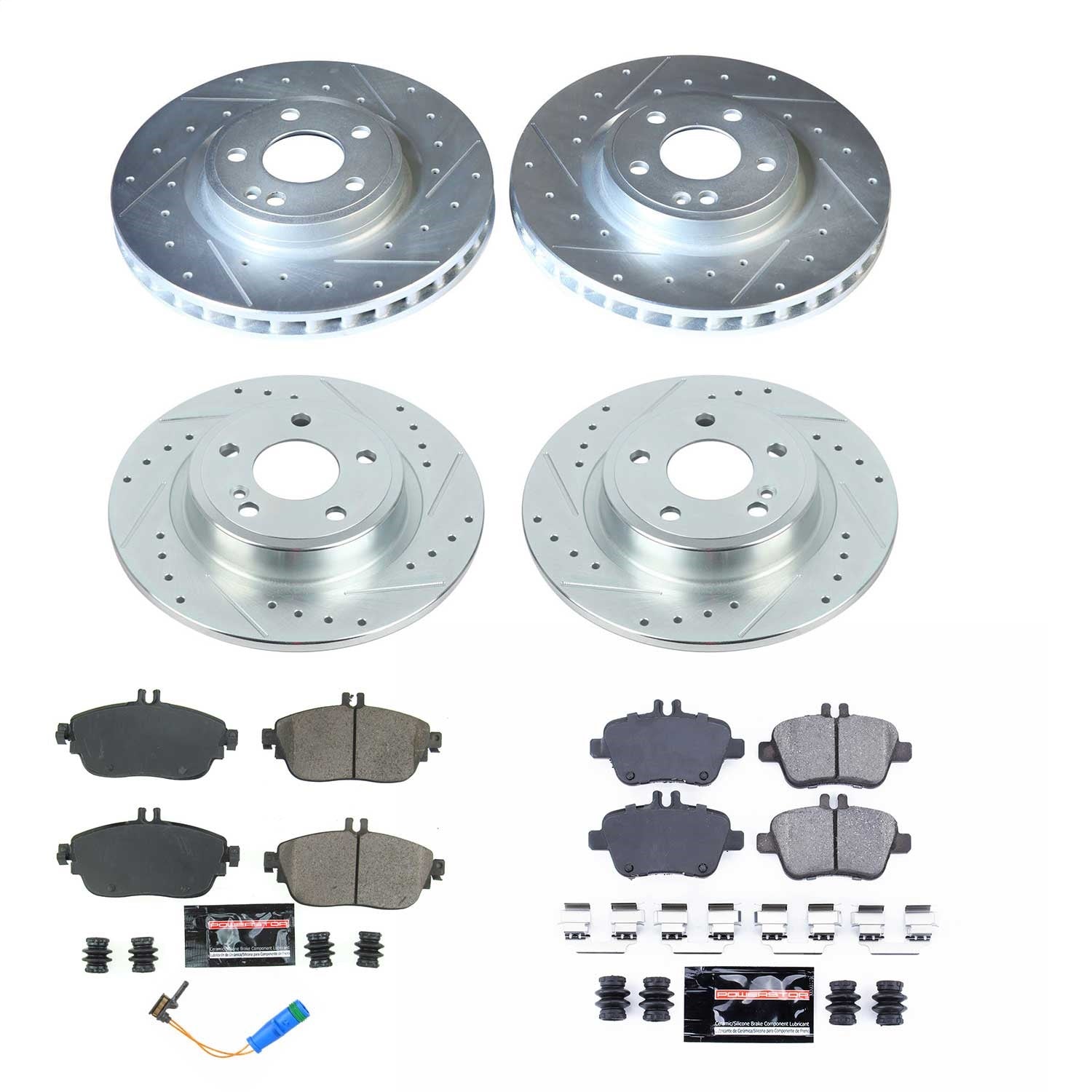 PowerStop Front & Rear Z23 Evolution Sport Brake Kit | Infiniti QX30 (17-19) (K8262)