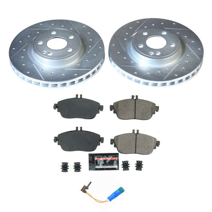 PowerStop Z23 Evolution Sport Front Brake Kit | Infiniti QX30 (17-19) (K8266)