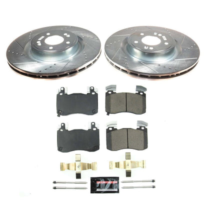 PowerStop Front Z23 Evolution Brake Kit | Kia Stinger (18-20) (K8270)