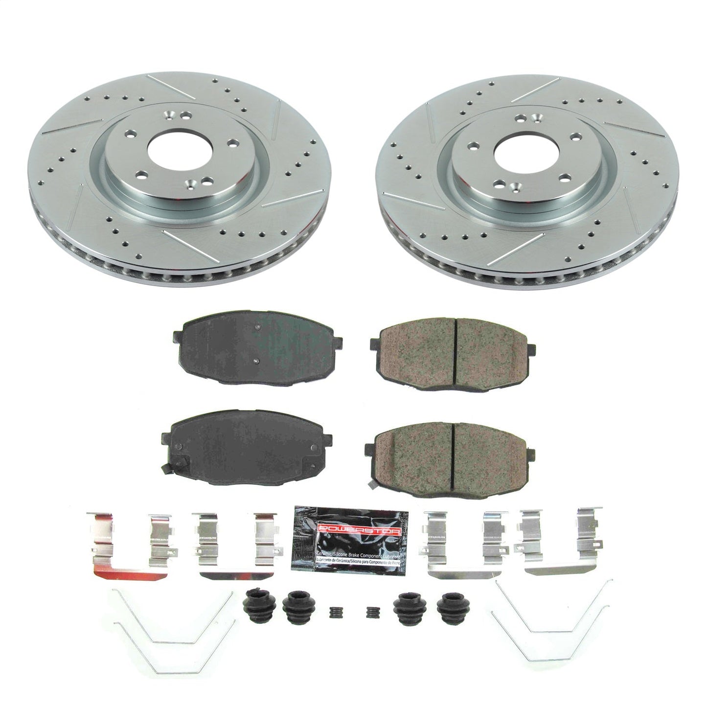 PowerStop Front Z23 Evolution Brake Kit | Hyundai Nexo (19-21) (K8271)