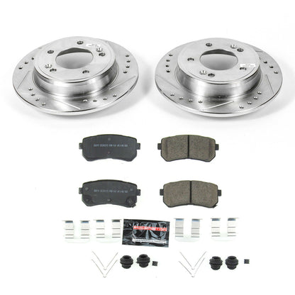 PowerStop Rear Z23 Evolution Sport Brake Kit | Hyundai Kona (18-19) (K8277)