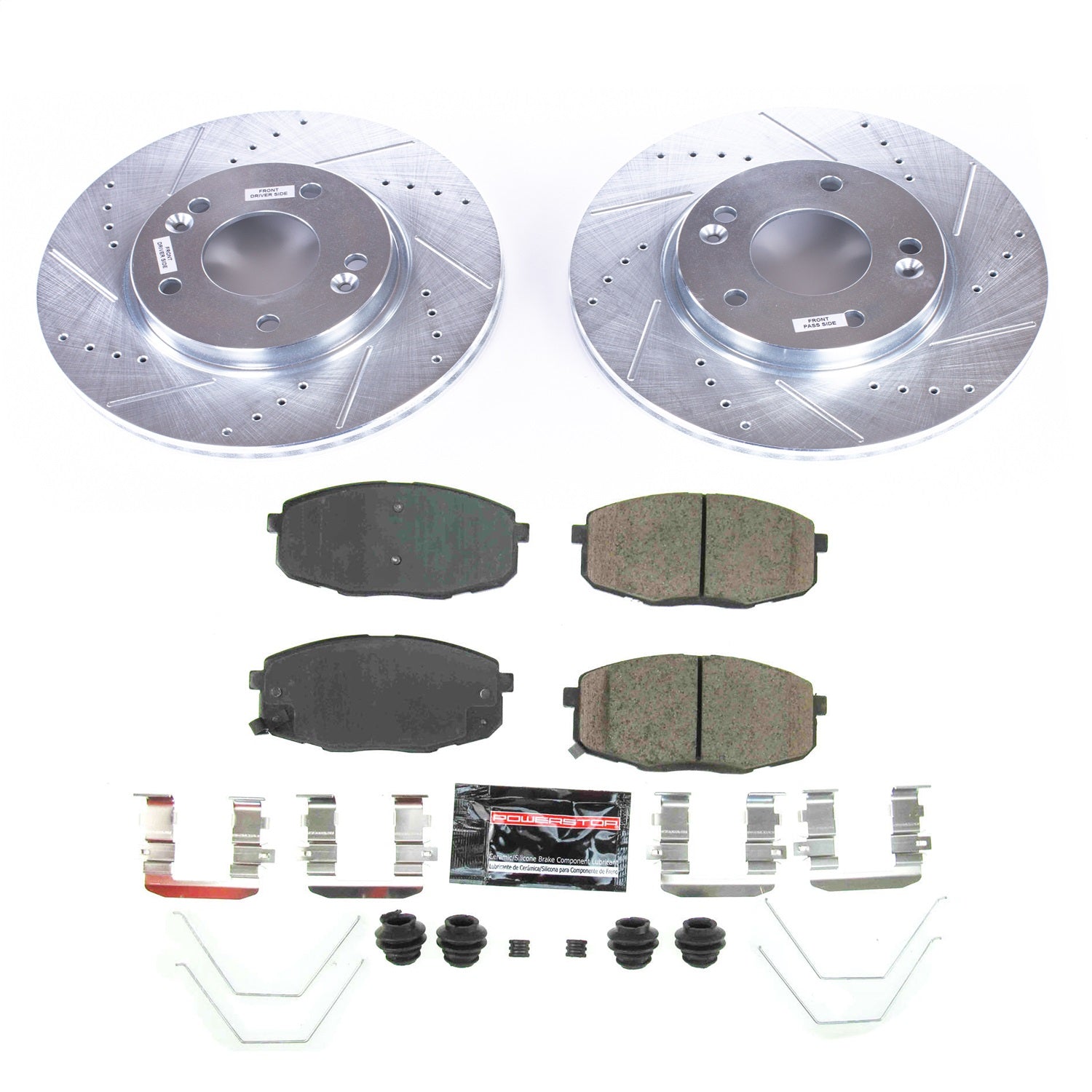 PowerStop Z23 Evolution Sport Front Brake Kit | Hyundai Kona (18-19) (K8279)
