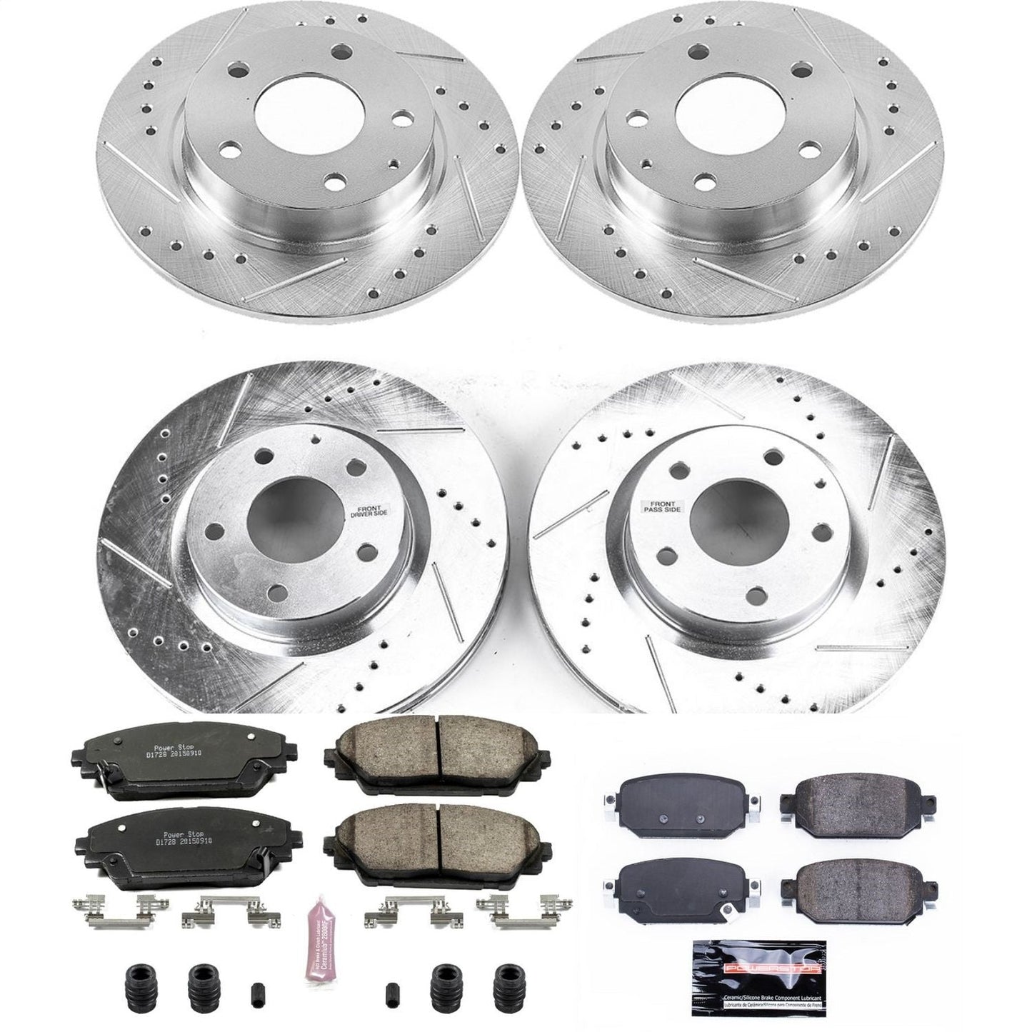 PowerStop Front & Rear Z23 Evolution Sport Brake Kit | Mazda 3 (17-18) (K8282)