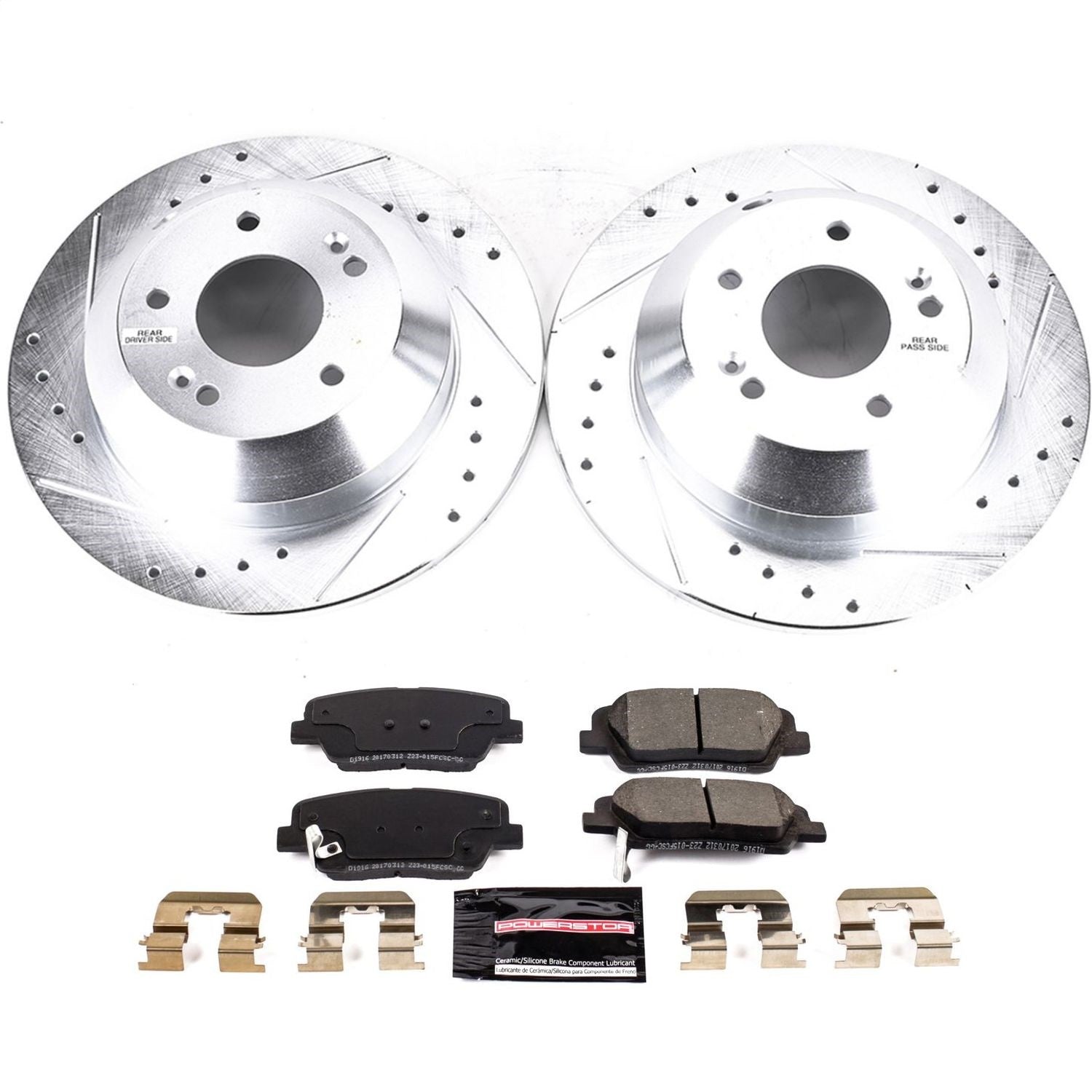PowerStop Rear Z23 Evolution Sport Brake Kit | Hyundai Santa Fe XL (19) (K8283)