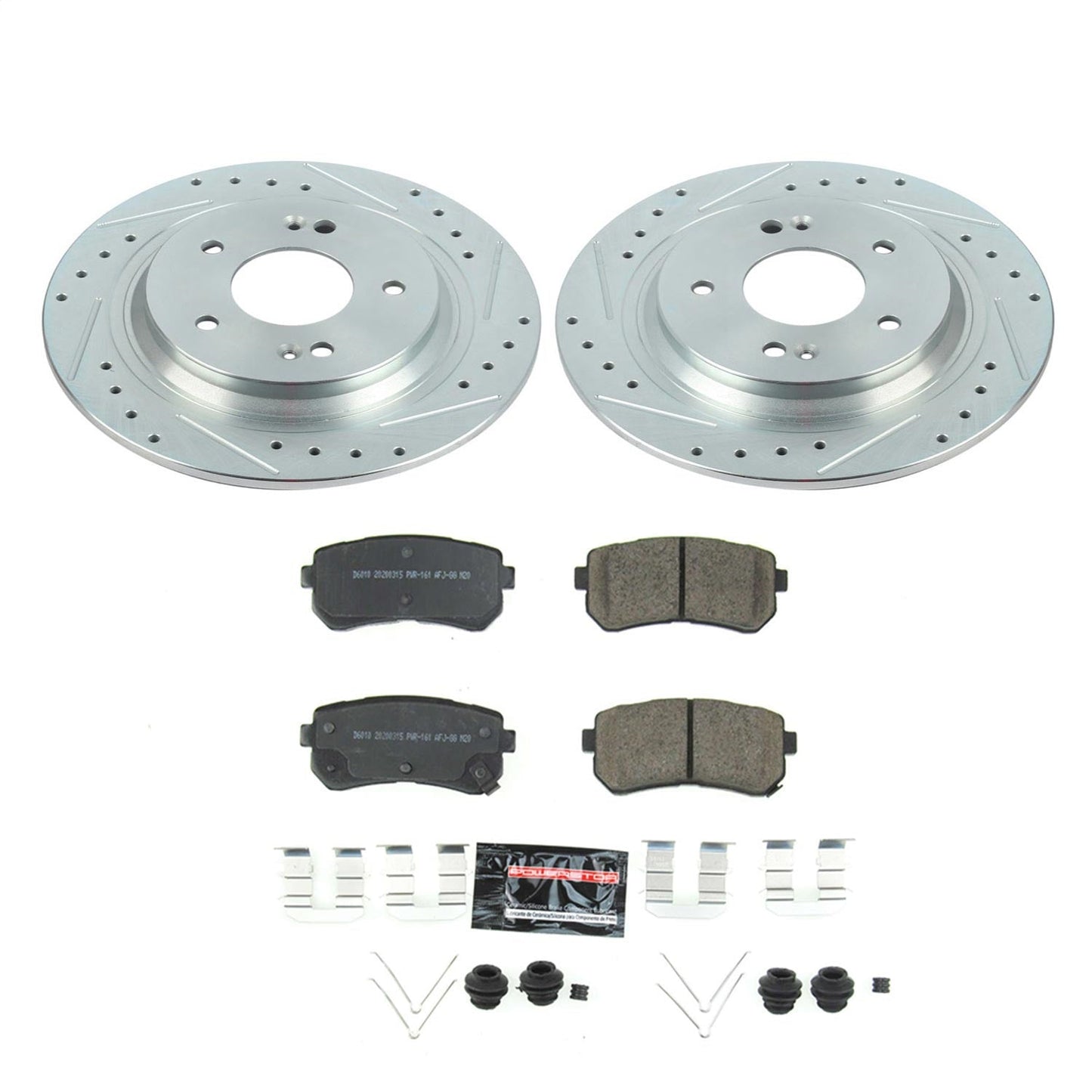 PowerStop Rear Z23 Evolution Sport Brake Kit | Hyundai Kona (18-19) (K8306)