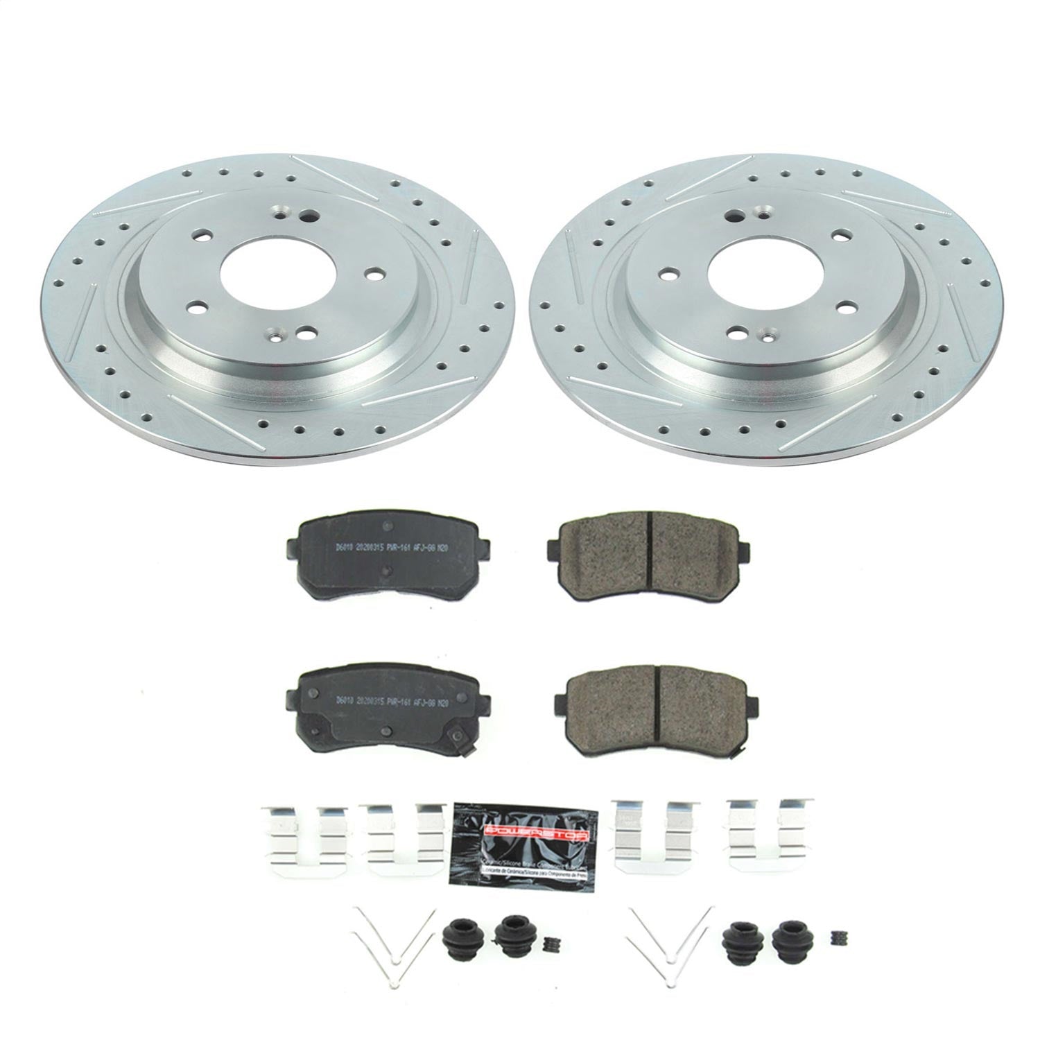 PowerStop Rear Z23 Evolution Sport Brake Kit | Hyundai Kona (18-19) (K8306)