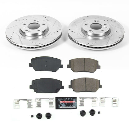 PowerStop Evolution Sport Front Brake Kit | Hyundai Santa Fe (19) (K8309)