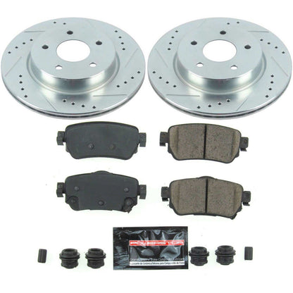 PowerStop Rear Z23 Evolution Sport Brake Kit | Nissan Leaf (18-19) (K8313)