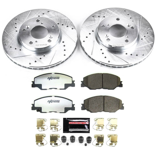 PowerStop Z26 Front Brake Kit | Honda Civic (22) (K8318-26)