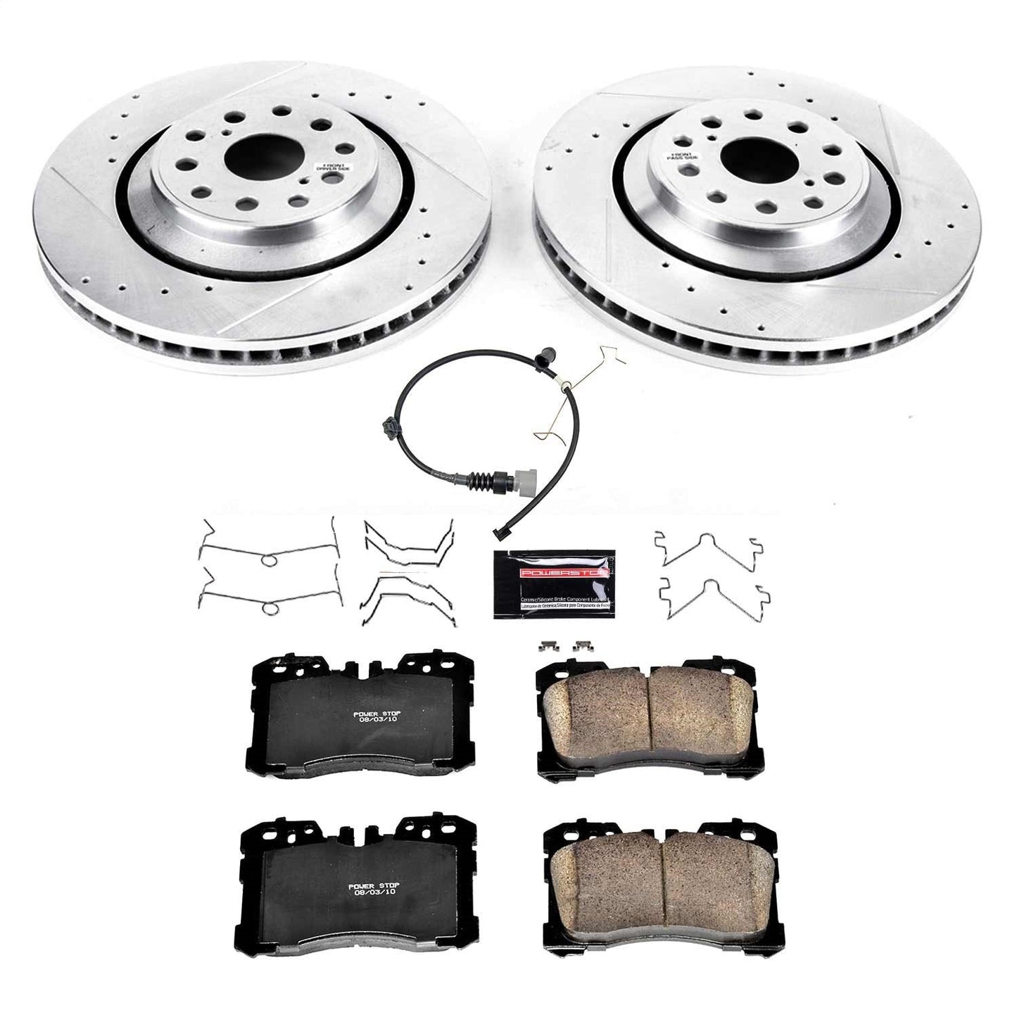 PowerStop Front Z23 Evolution Sport Brake Kit | Lexus LS500 (18-19) (K8320)