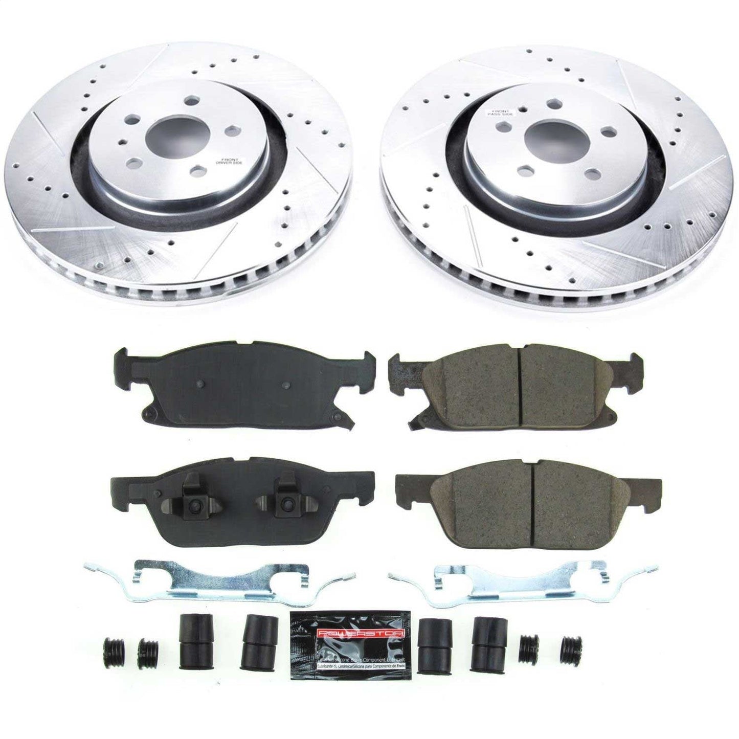 PowerStop Z23 Evolution Sport Front Brake Kit | Ford Edge (19) (K8321)