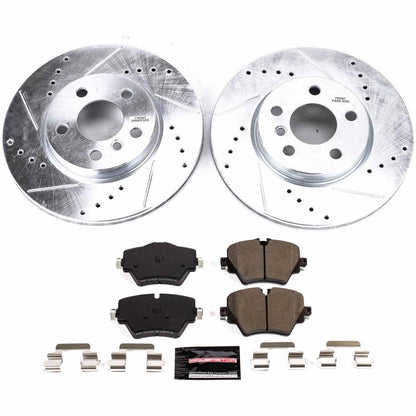 PowerStop Front Z23 Evolution Sport Brake Kit | Mini Cooper Clubman (19) (K8323)