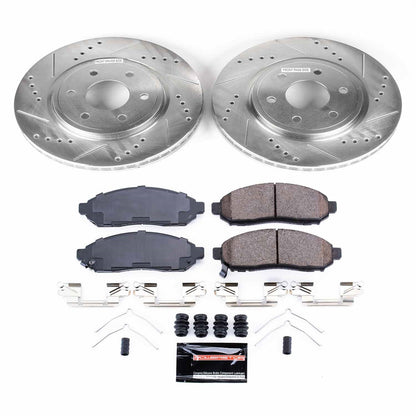 PowerStop Z23 Evolution Sport Front Brake Kit | Nissan Frontier (19) (K8325)