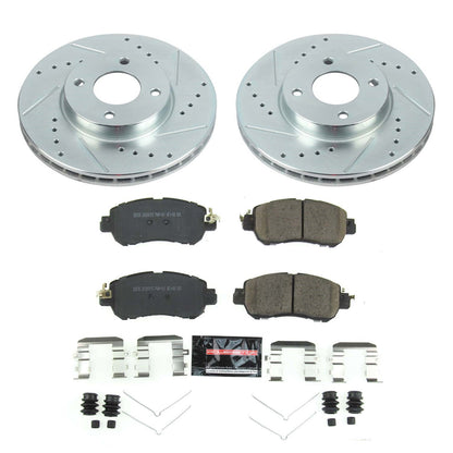 PowerStop Front Z23 Evolution Sport Brake Kit | Nissan Kicks (18-19) (K8326)
