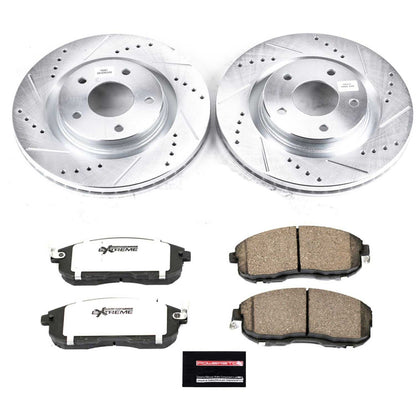 PowerStop Front Z26 Street Warrior Brake Kit | Nissan Sentra (19) (K8327-26)