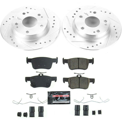 PowerStop Rear Z23 Evolution Sport Brake Kit | Honda Insight (19) (K8330)