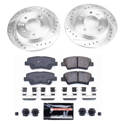 PowerStop Rear Z23 Evolution Sport Brake Kit | Hyundai Veloster (19) (K8331)