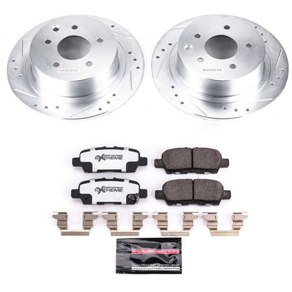 PowerStop Rear Z26 Street Warrior Brake Kit | Nissan Sentra (19) (K8335-26)