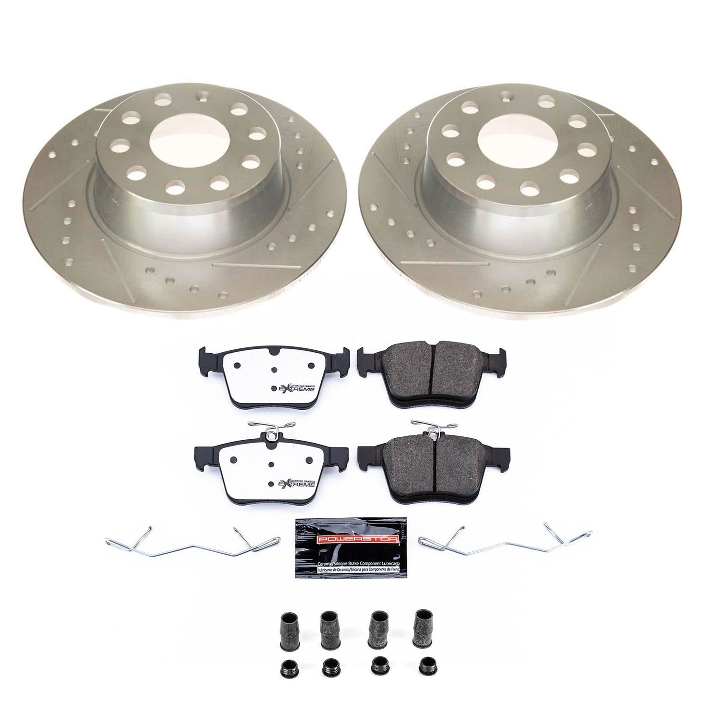 PowerStop Rear Z26 Street Warrior Brake Kit | Volkswagen Jetta (2019) (K8337-26)