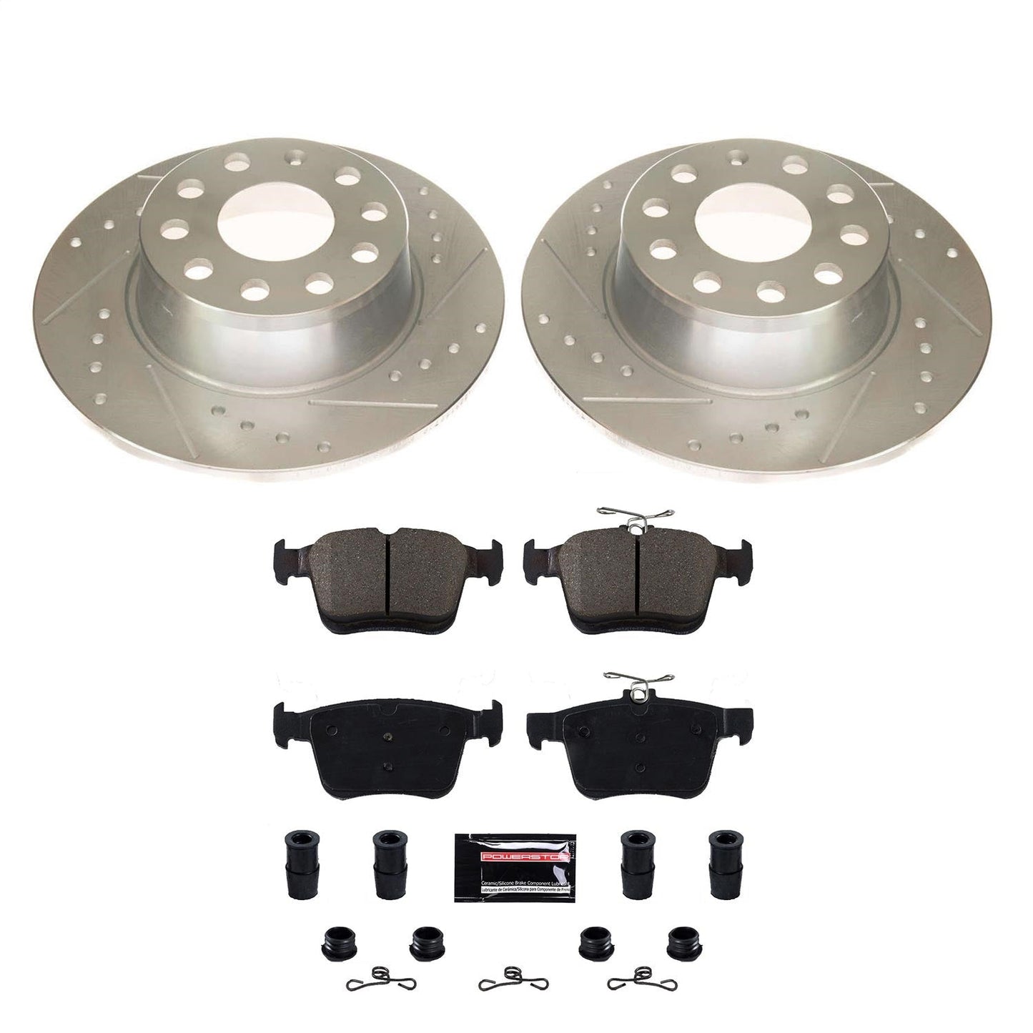 PowerStop Rear Z23 Evolution Sport Brake Kit | Volkswagen Jetta (19) (K8337)