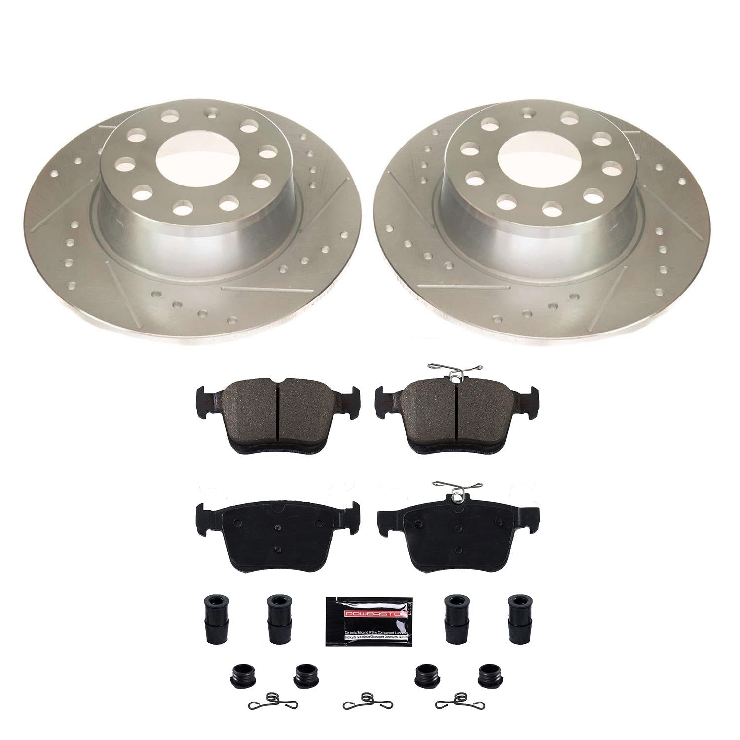 PowerStop Rear Z23 Evolution Sport Brake Kit | Volkswagen Jetta (19) (K8337)