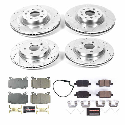 PowerStop Front & Rear Z23 Evolution Sport Brake Kit | Cadillac CT6 (19) (K8341)