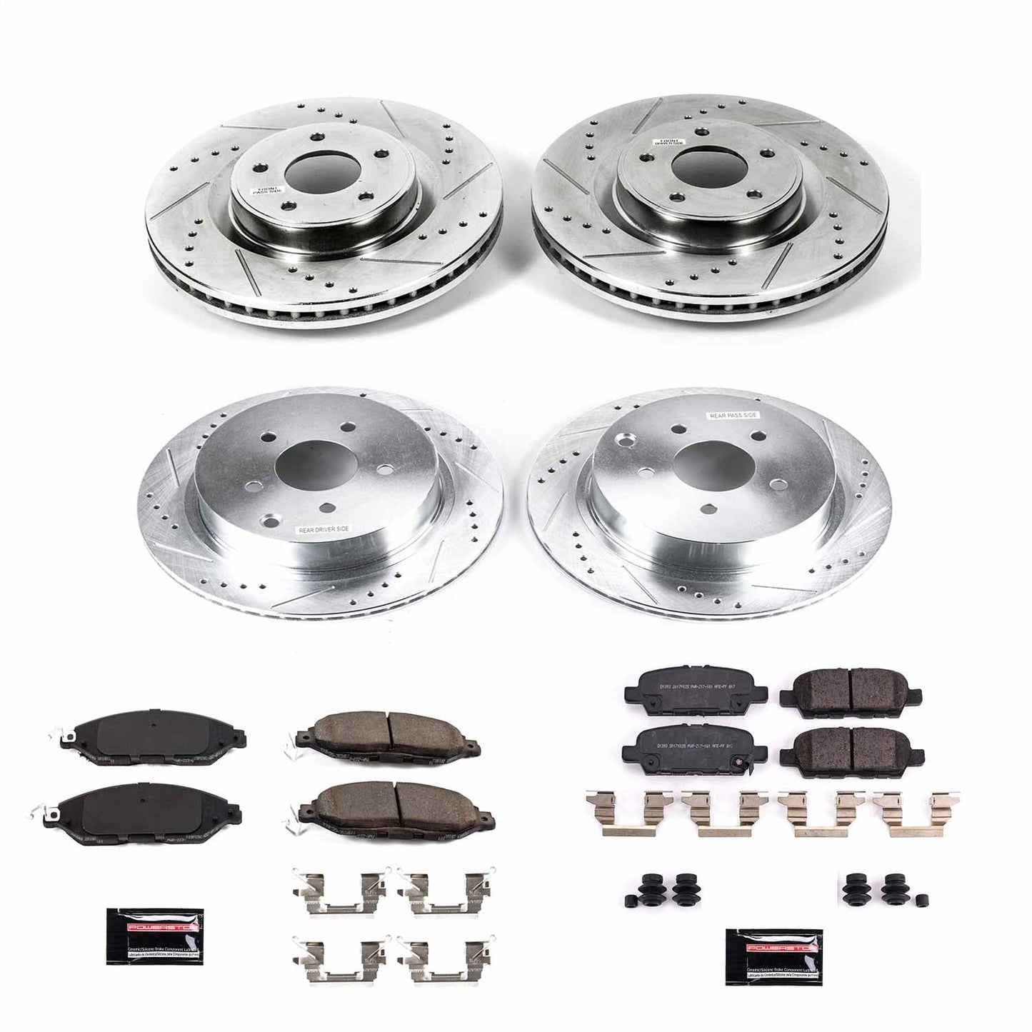 PowerStop Front & Rear Z23 Evolution Sport Brake Kit | Infiniti QX60 (19) (K8347)