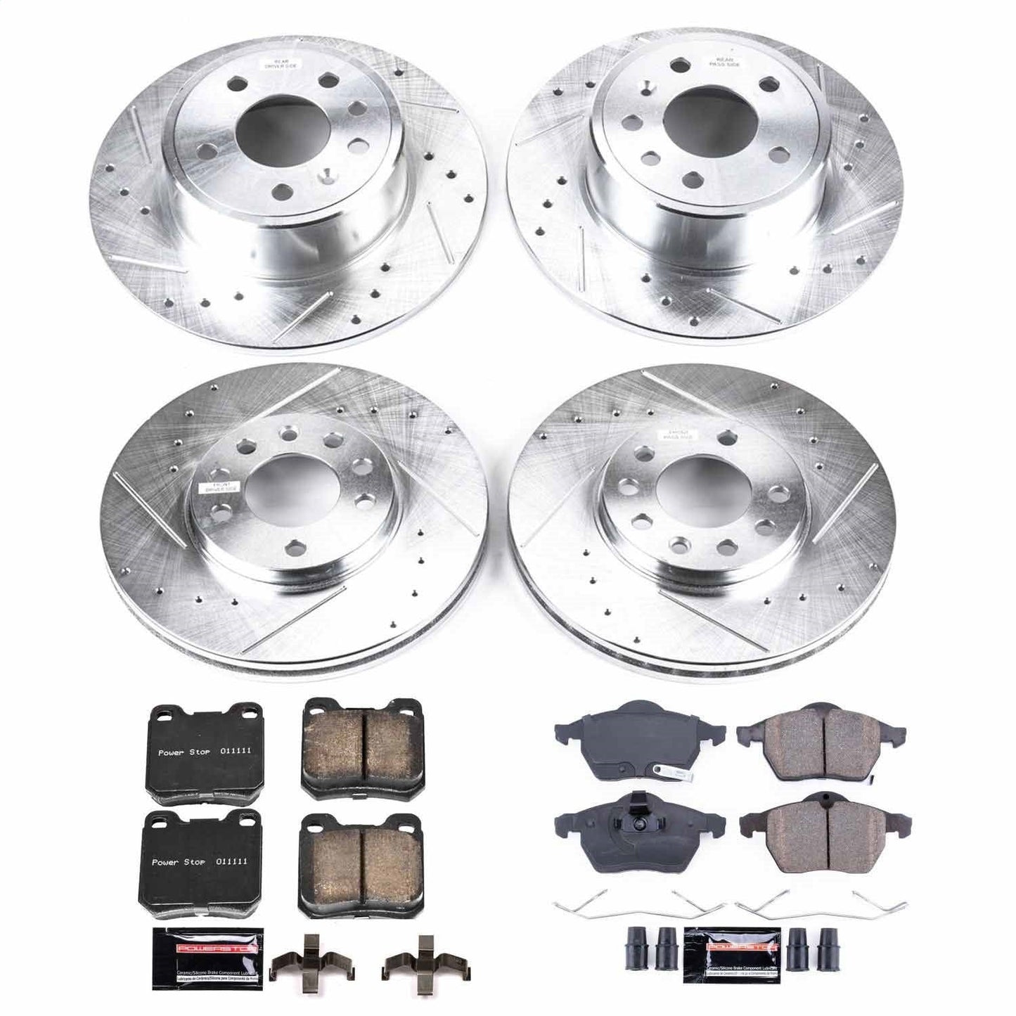 PowerStop Front & Rear Z23 Evolution Sport Brake Kit | Saab 9-3 (99-03) (K835)