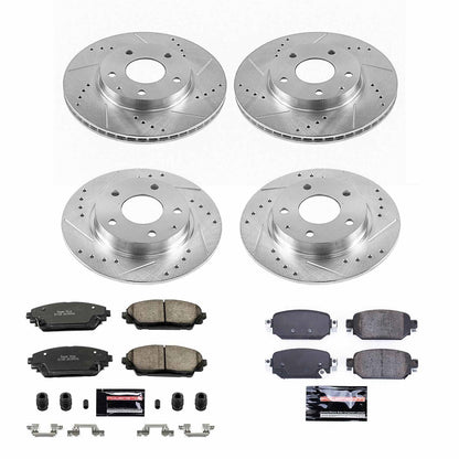 PowerStop Front & Rear Z23 Evolution Sport Brake Kit | Mazda CX-3 (19) (K8350)