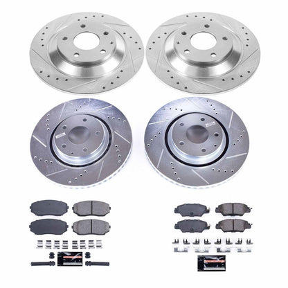 PowerStop Front & Rear Z23 Evolution Sport Brake Kit | Mazda CX-5 (19) (K8351)