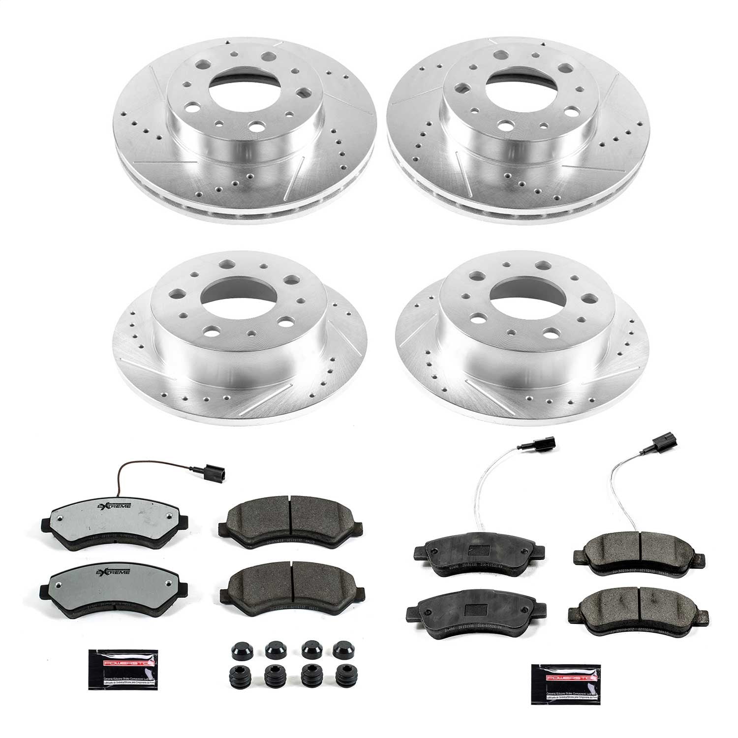PowerStop Front & Rear Z36 Truck & Tow Brake Kit | Ram ProMaster 2500 (19) (K8361-36)
