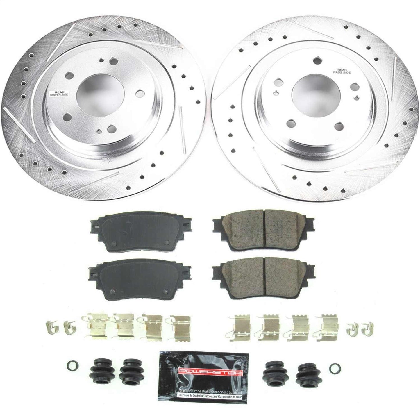 PowerStop Rear Z23 Evolution Sport Brake Kit | Mitsubishi Eclipse Cross (18) (K8381)