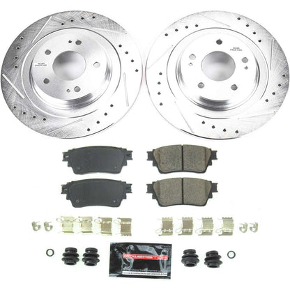 PowerStop Rear Z23 Evolution Sport Brake Kit | Mitsubishi Eclipse Cross (18) (K8381)