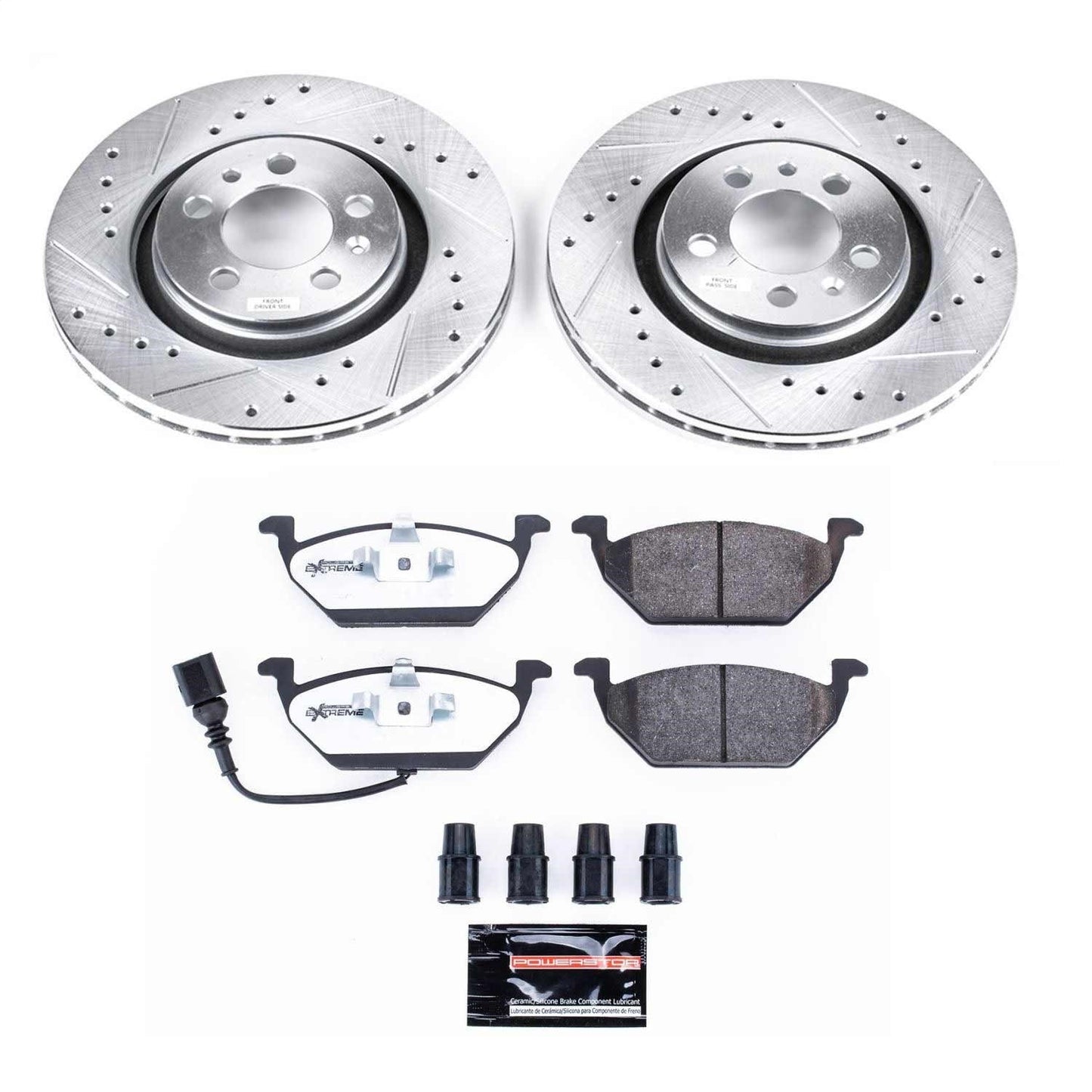 PowerStop Front Z26 Street Warrior Brake Kit | Volkswagen Beetle (99-06) (K839-26)