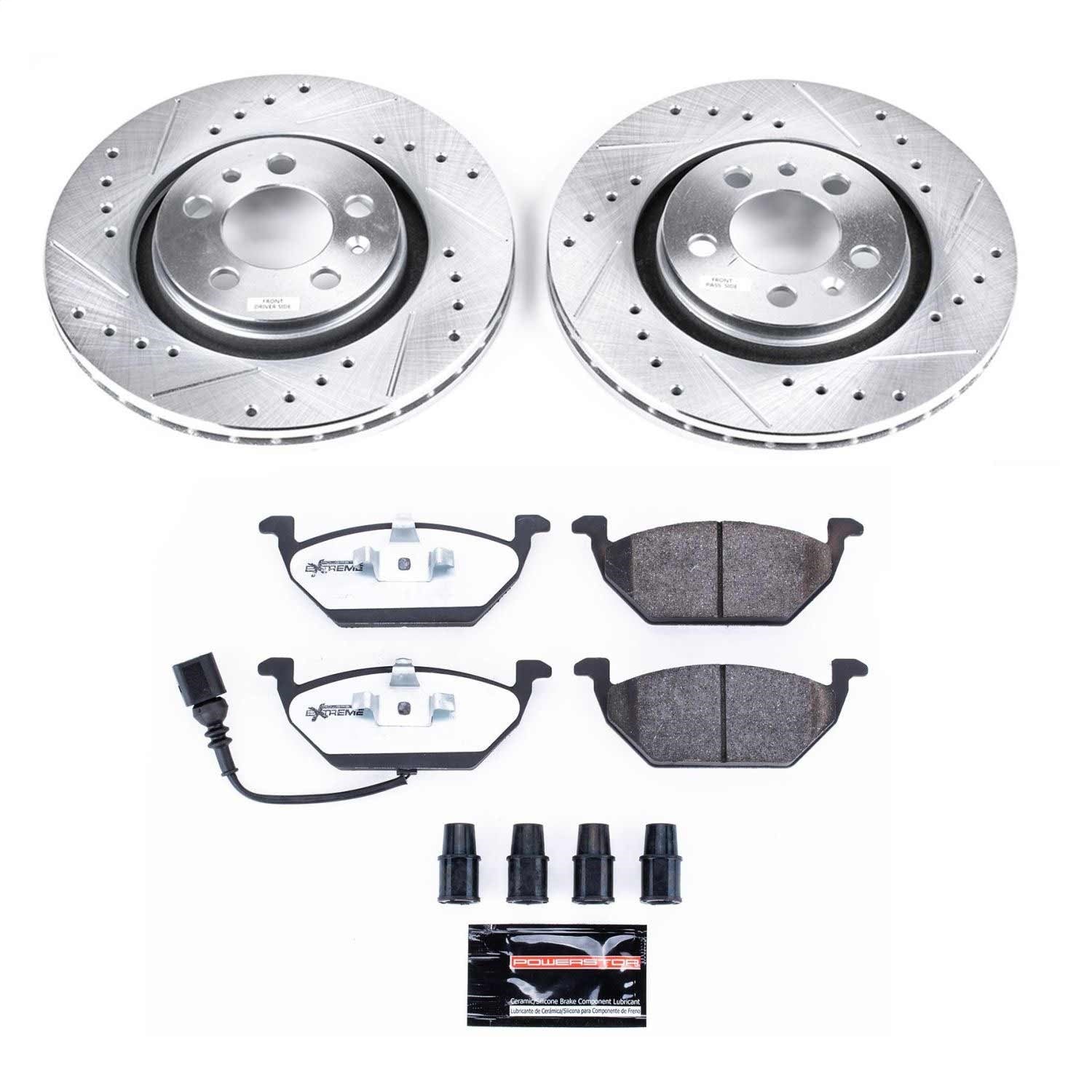 PowerStop Front Z26 Street Warrior Brake Kit | Volkswagen Beetle (99-06) (K839-26)