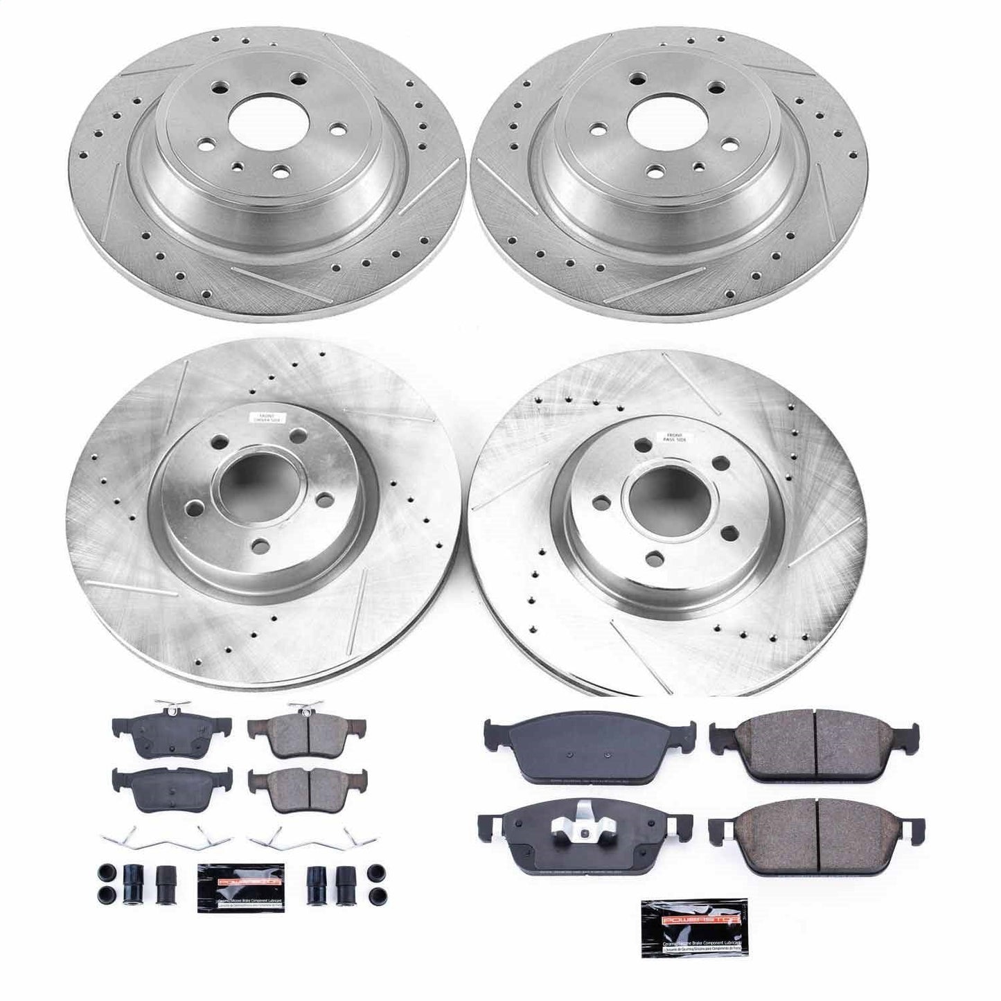 PowerStop Front & Rear Z23 Evolution Sport Brake Kit | Lincoln MKC (17-19) (K8390)